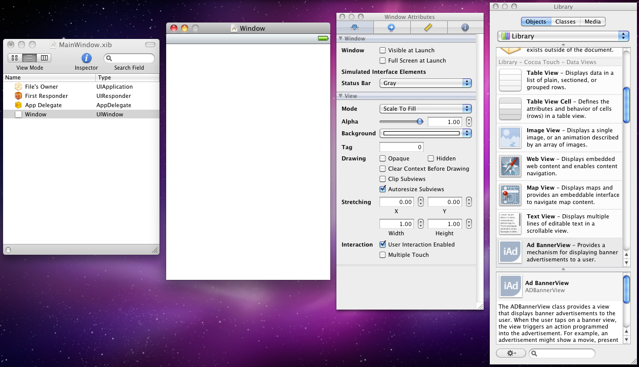 Interface Builder Interface Builder