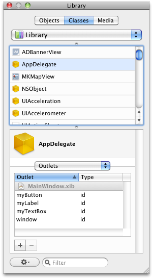 AppDelegate outlets AppDelegate outlets