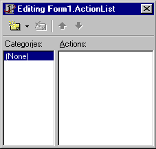 The Action List Editor